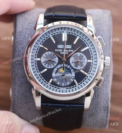 Low Price Patek Philippe Perpetual Calendar Gray Moon Dial Watches 41mm